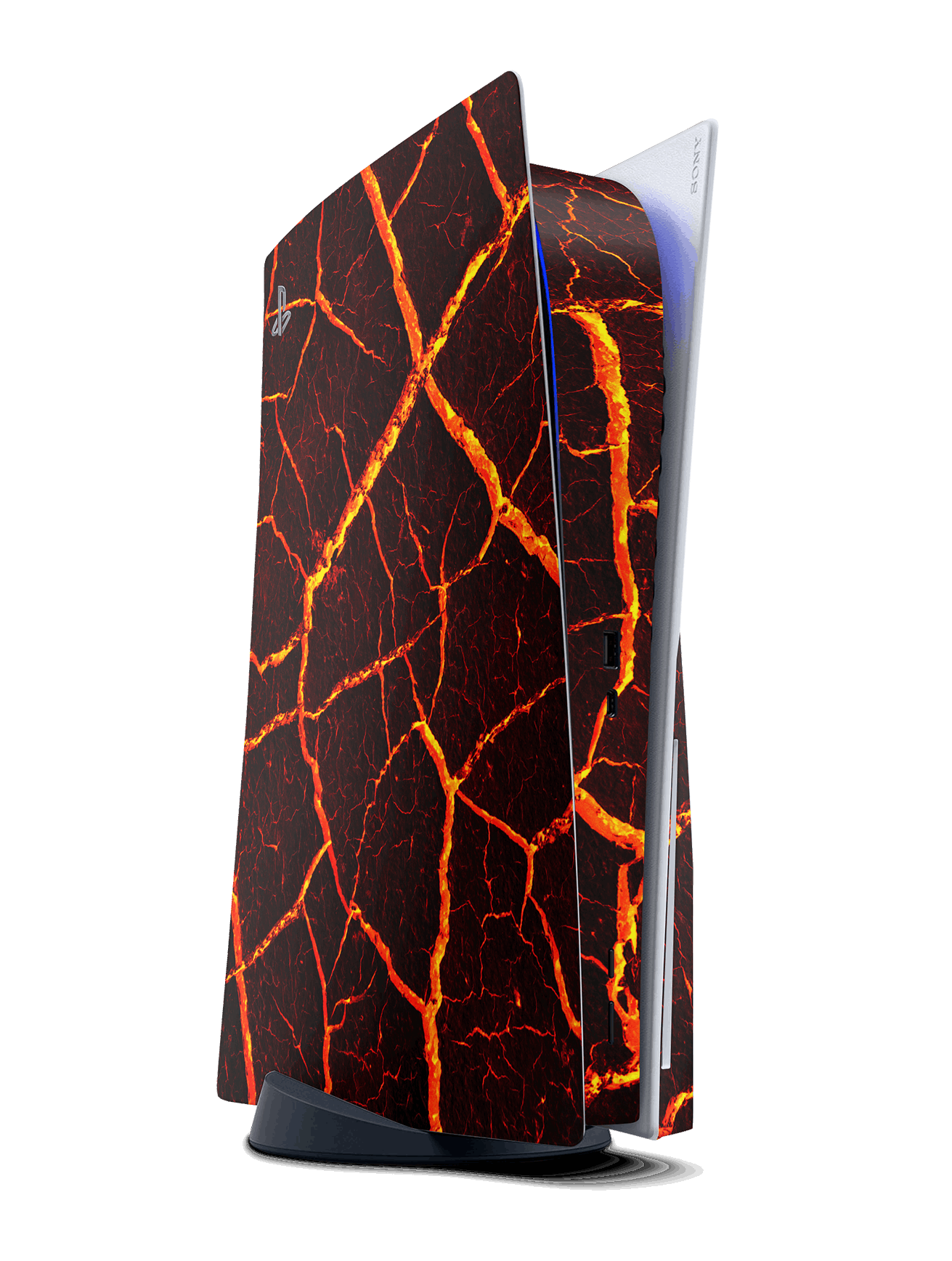 lava ps5 disc digital console skin vinyl wrap