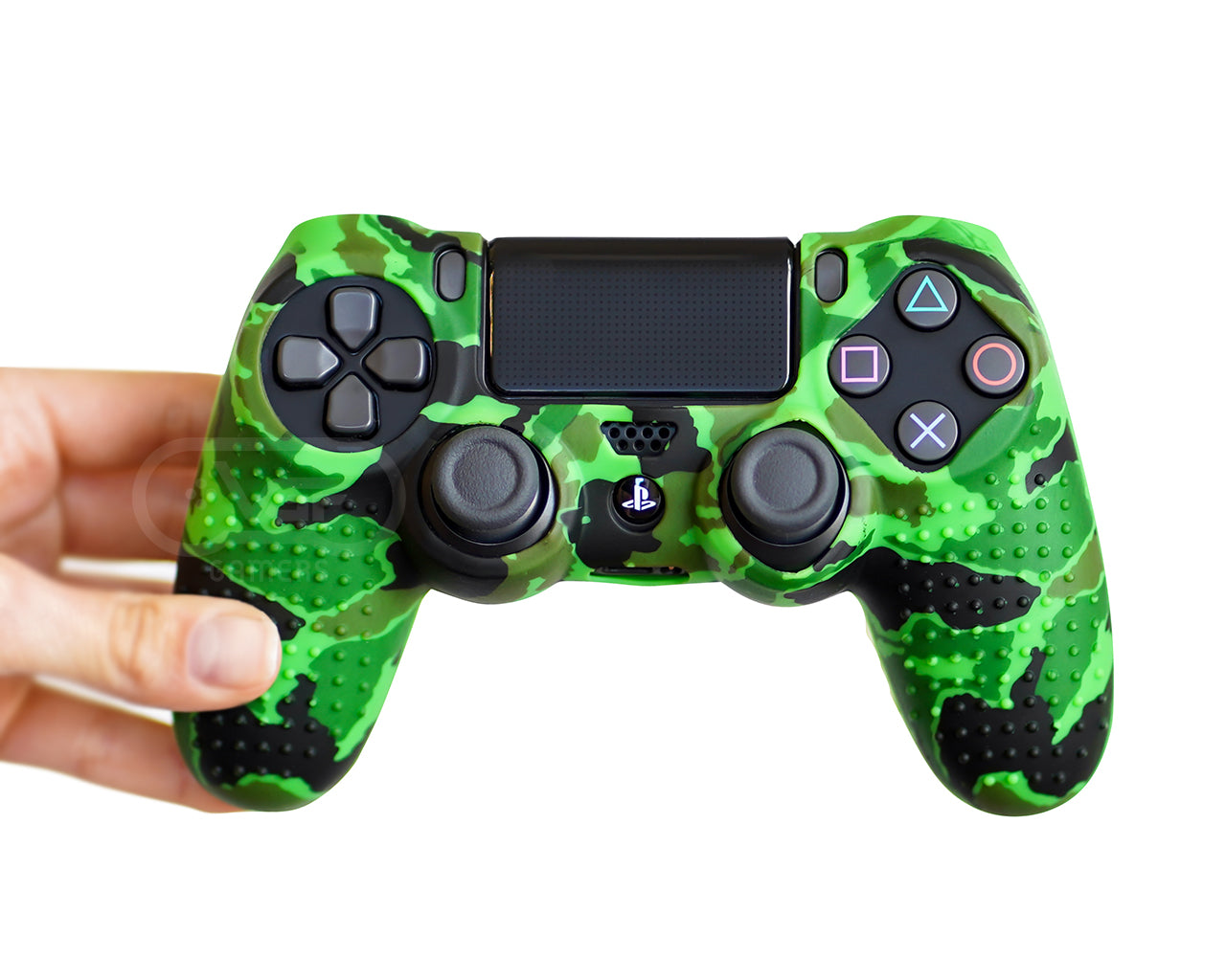 joker green camo ps4 silicone controller skin case cover
