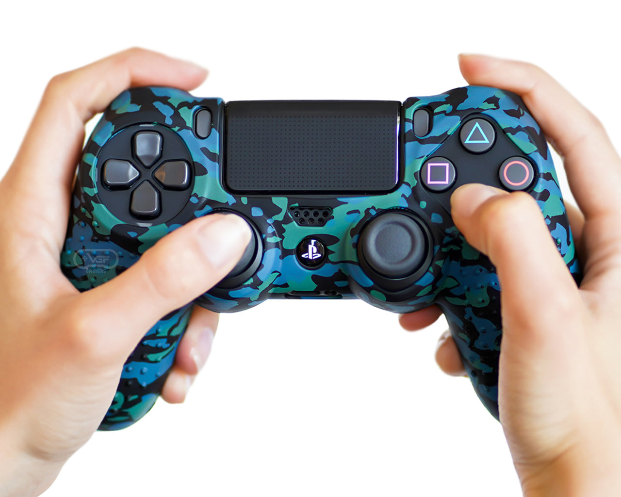 submarine camo ps4 controller skin silicone