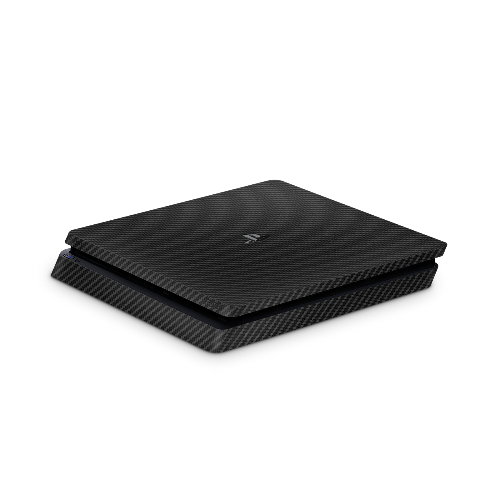 Black Carbon Fiber - PS4 Slim Console Skin