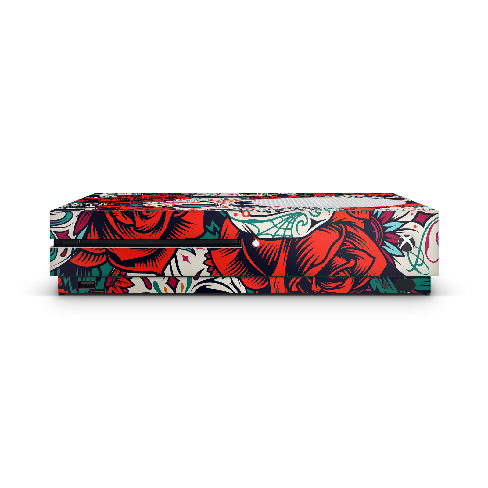 sugar skulls calavera xbox one s silicone controller skin cover grip case