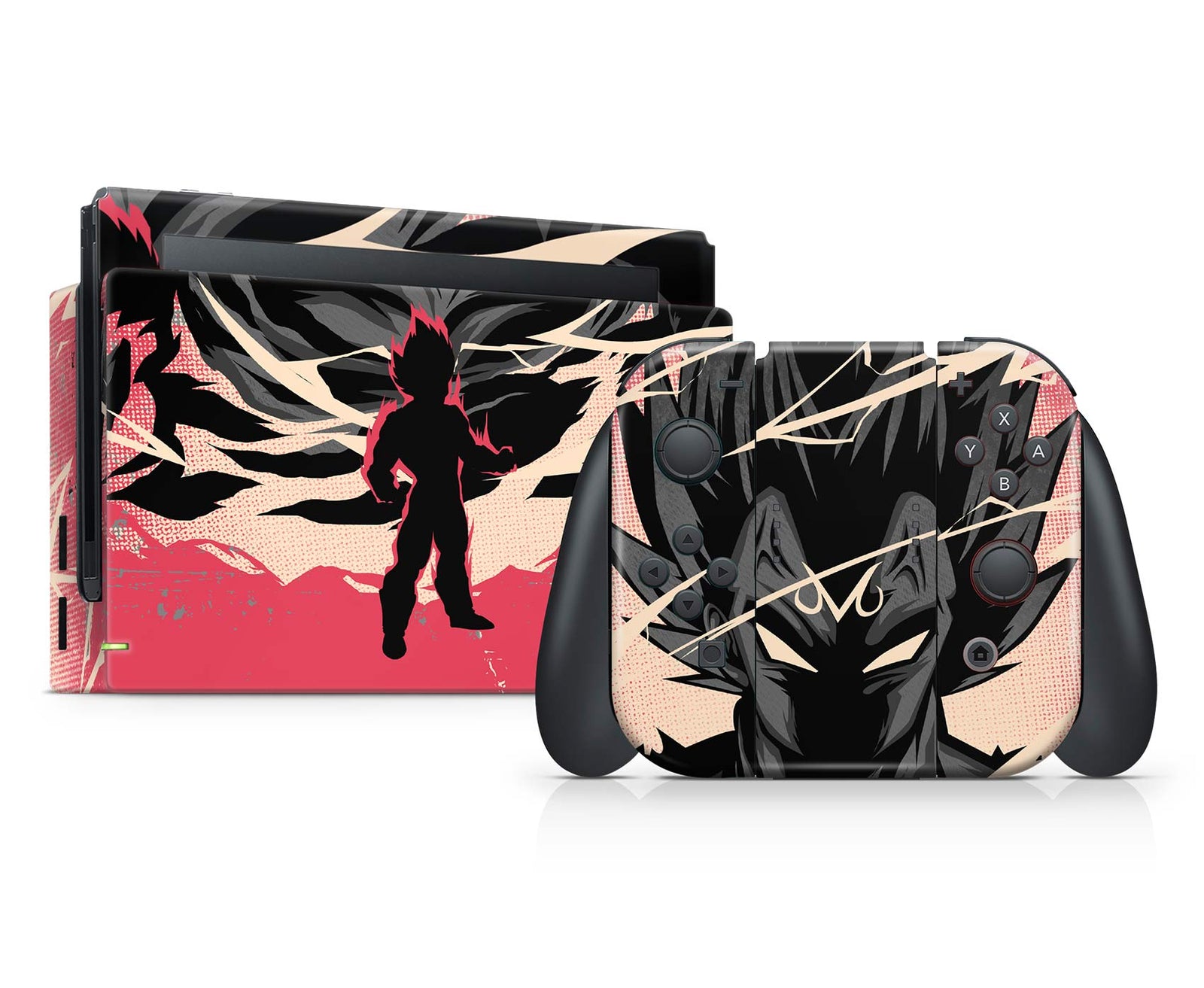 Vegeta Retro - Nintendo Switch Console Skin