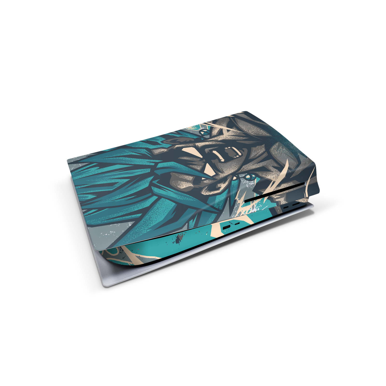 sony ps5 disc edition gogeta dbz console skin sticker wrap