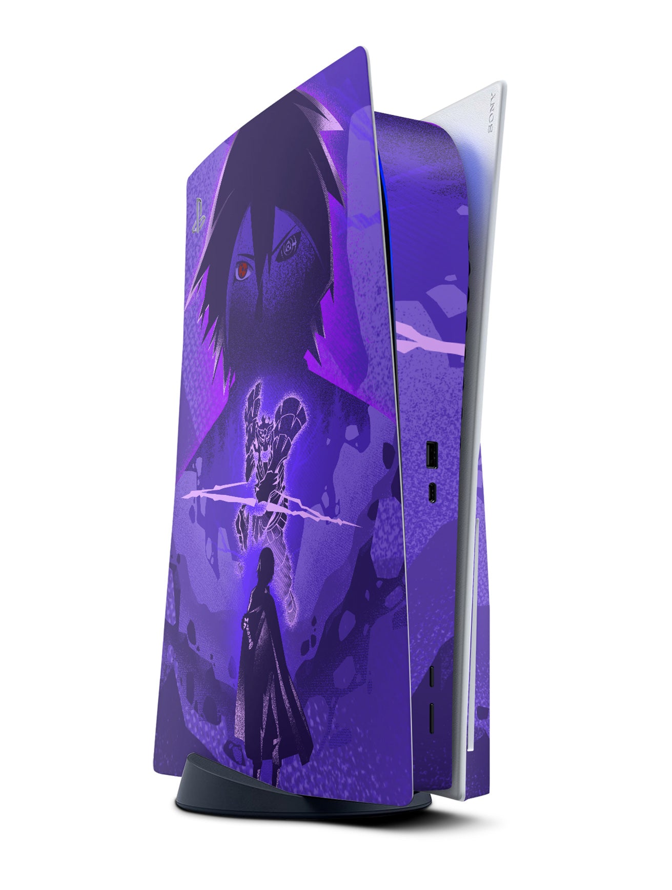 naruto sasuke ps5 dics digital console skin sticker vinyl