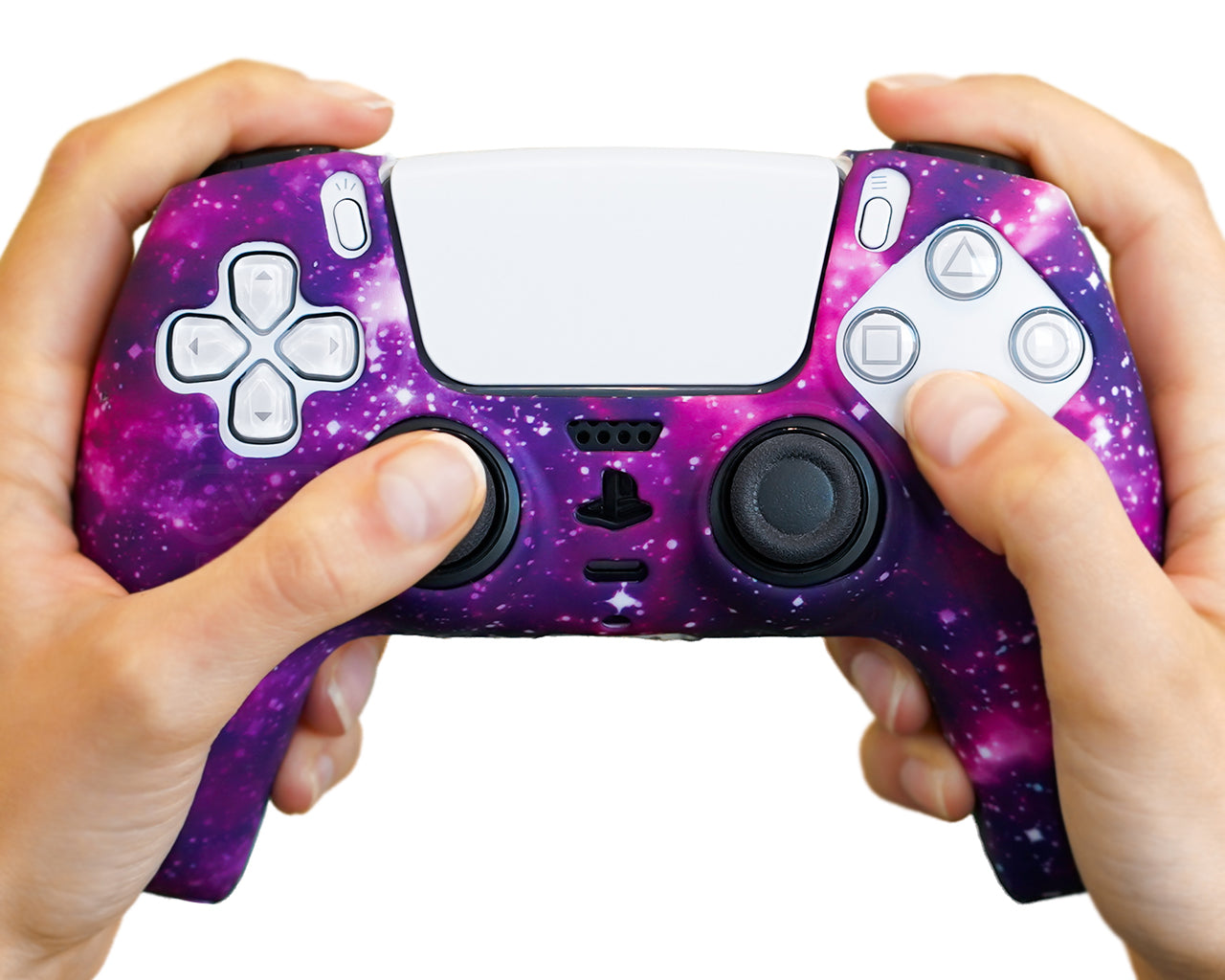 space galaxy ps5 dualsense silicone case cover skin