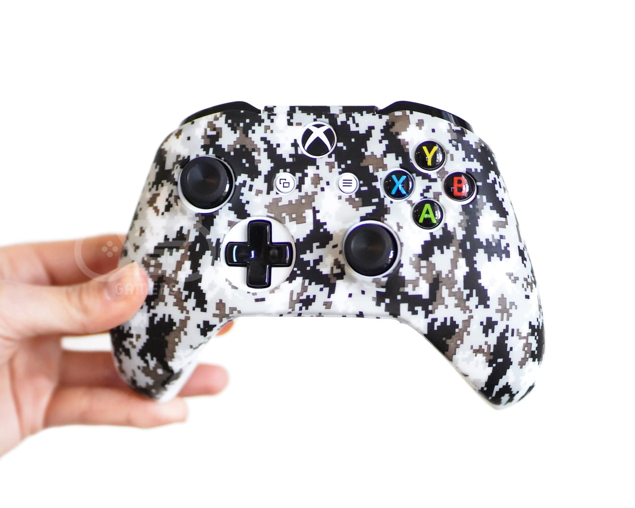 xbox one controller skin cover case white digital camo snow