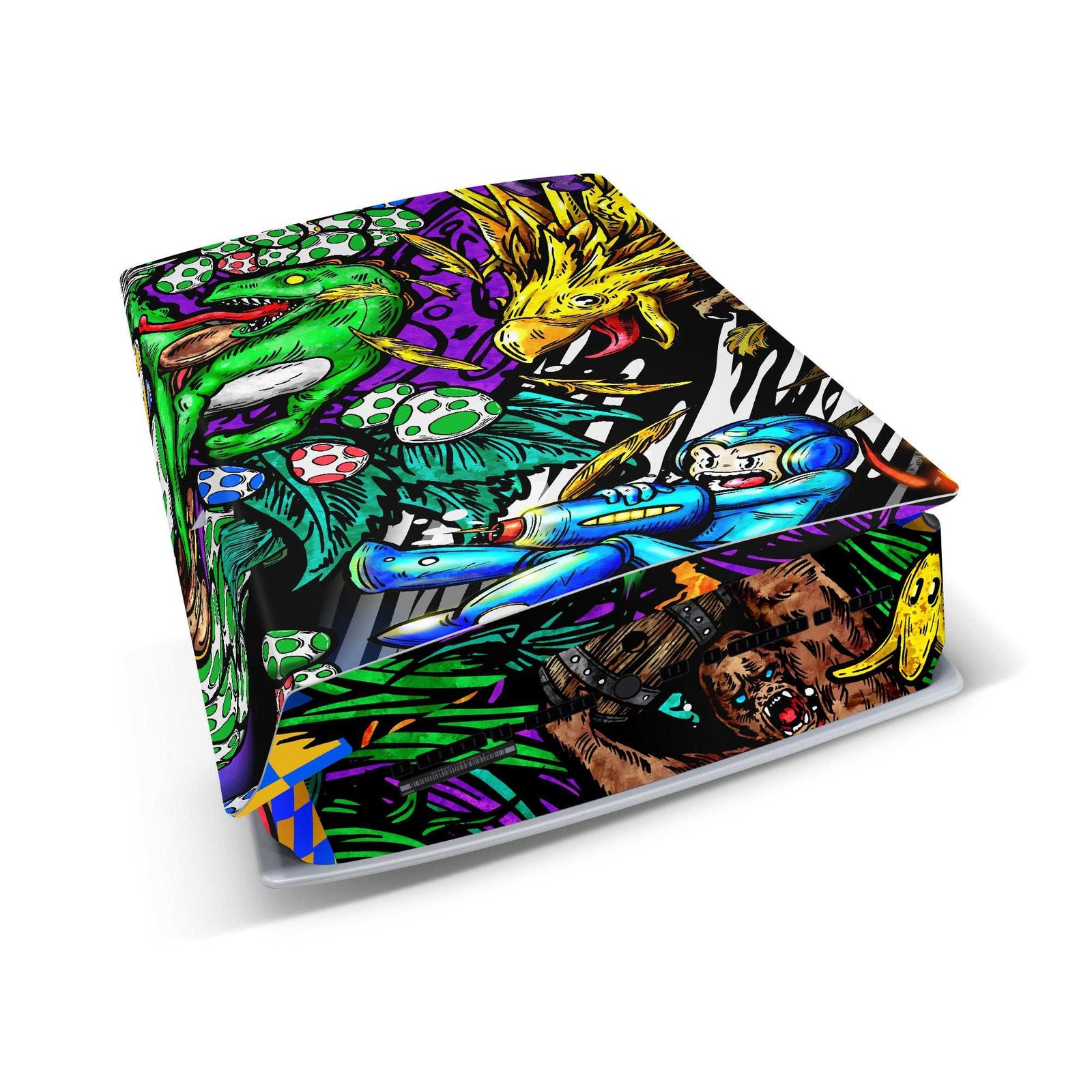 mega man ps5 console skin sticker