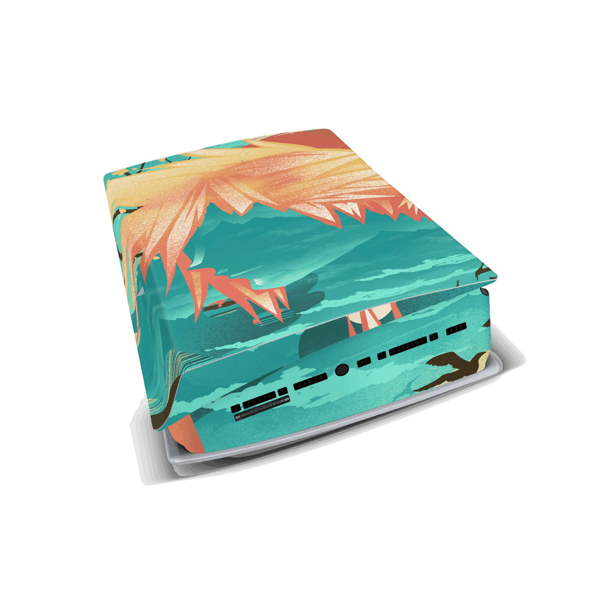 final fantasy 7 cloud strife console skin wrap for ps5