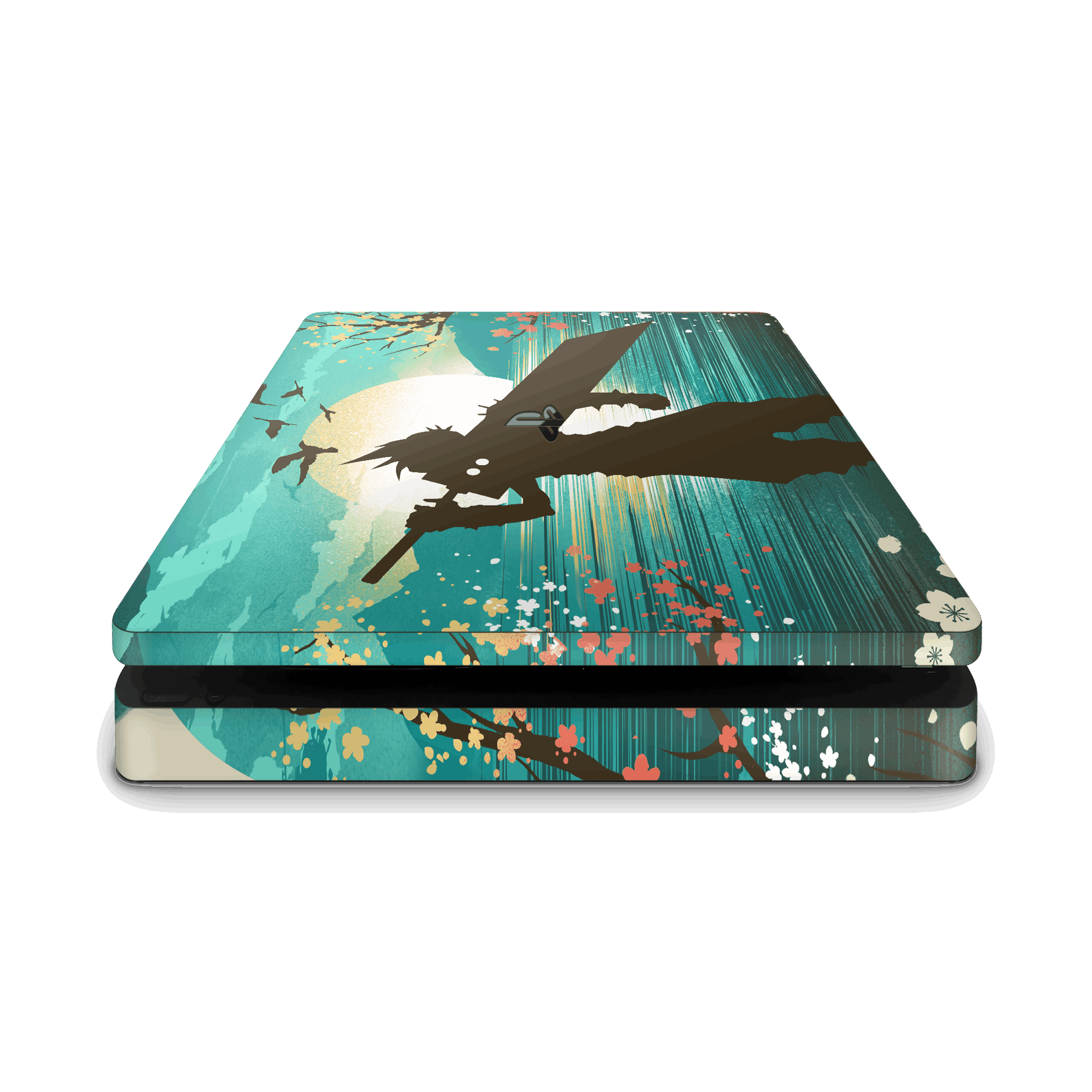 final fantasy 7 cloud strife console skin wrap for ps4 slim