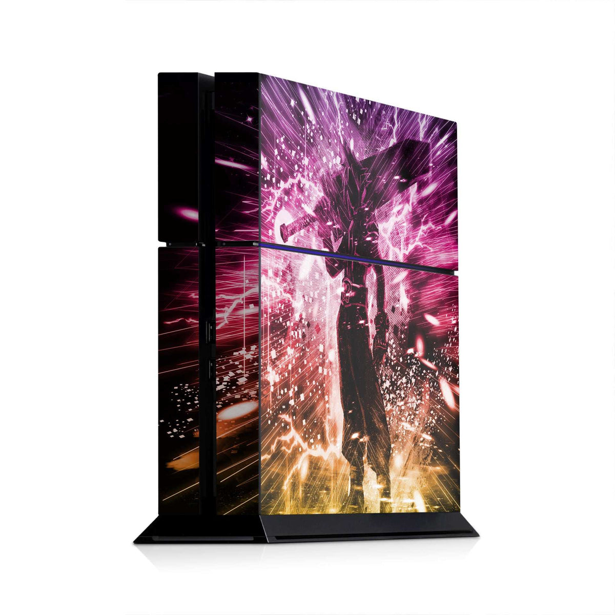 ff7 cloud ps4 console skin sticker vinyl wrap