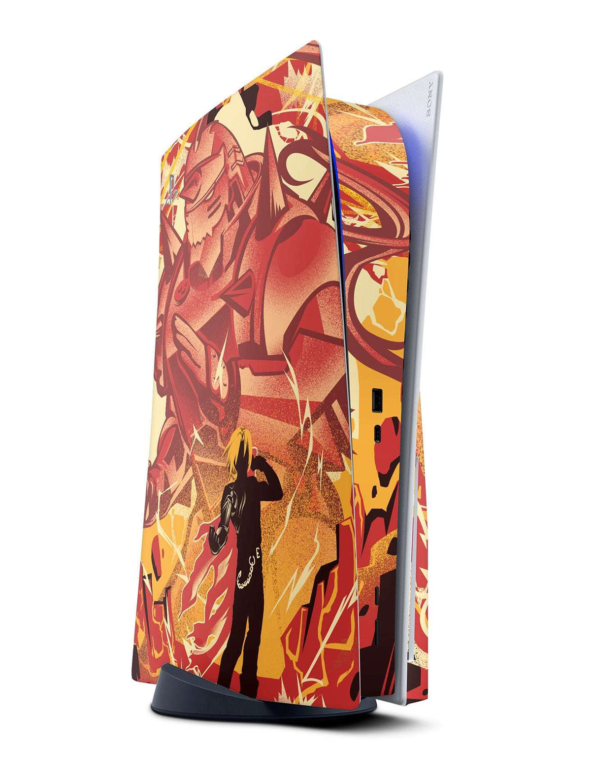 fullmetal alchemist ps5 console skin wrap vinyl sticker