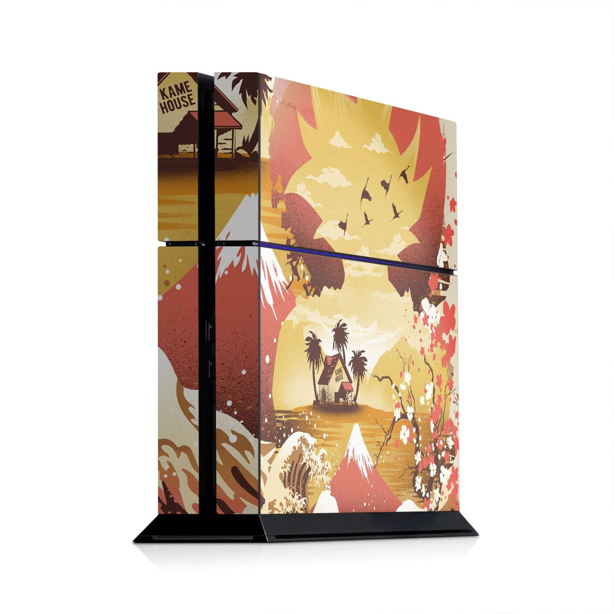 ps4 console skin sticker dragonball goku