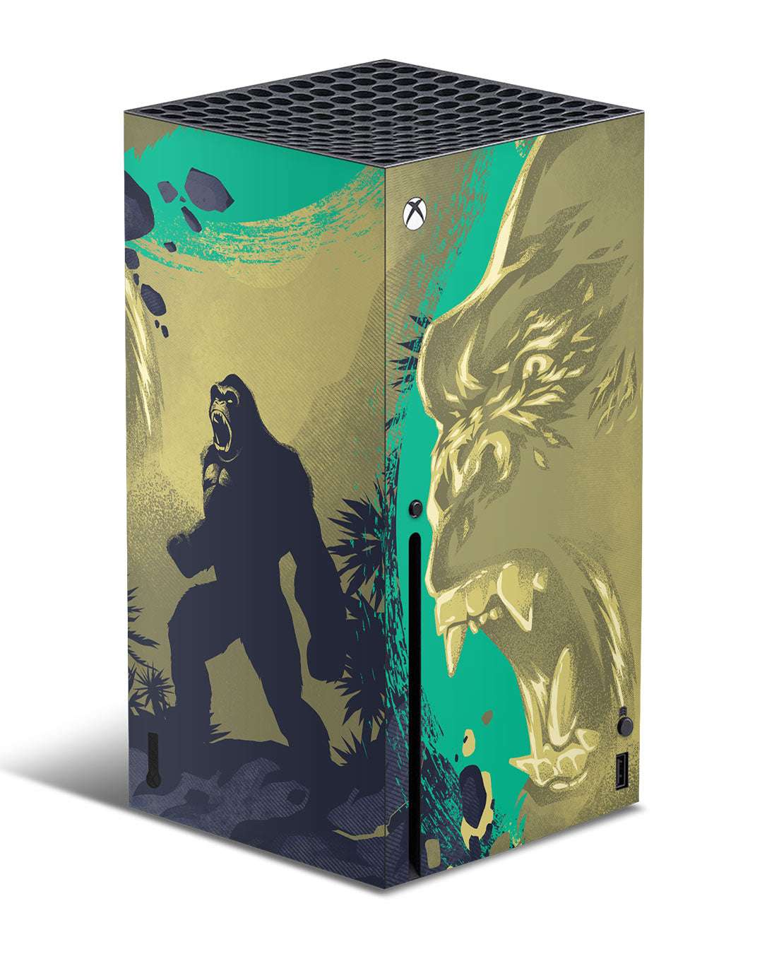 king kong xbox series x console skin wrap sticker