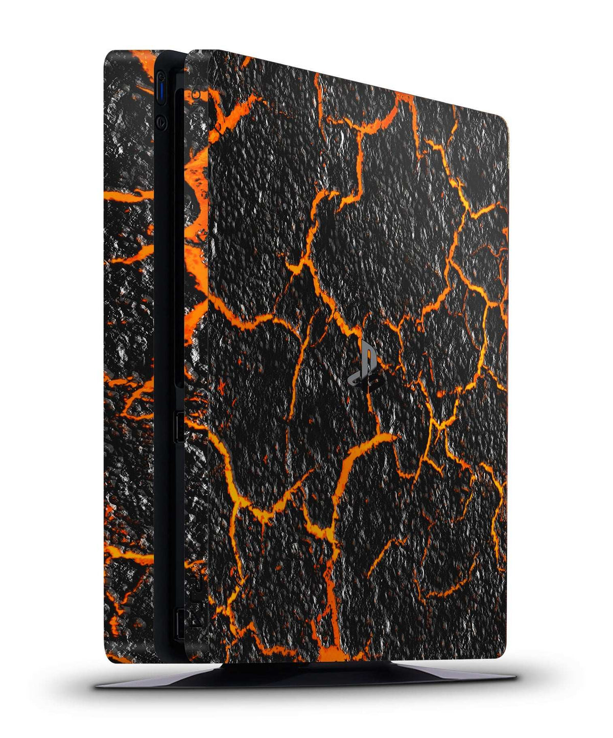 ps4 slim lava console skin vinyl wrap