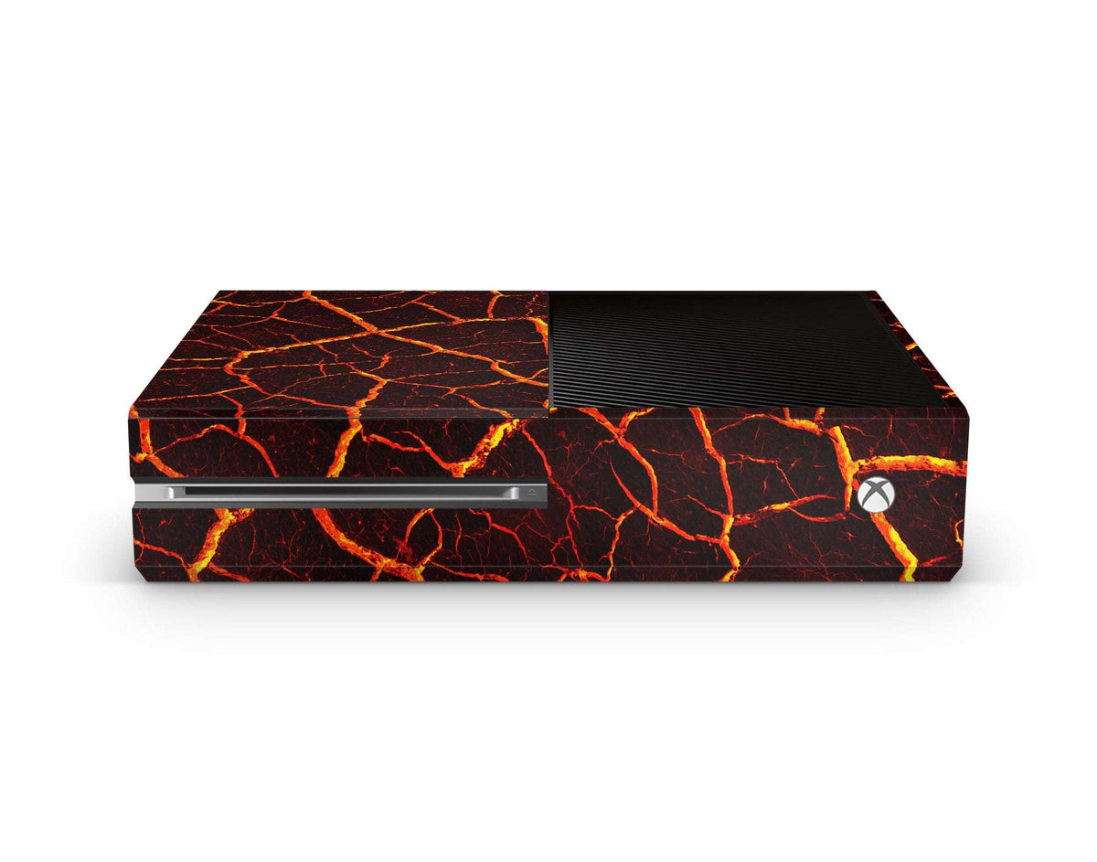 lava xbox one console skin vinyl sticker
