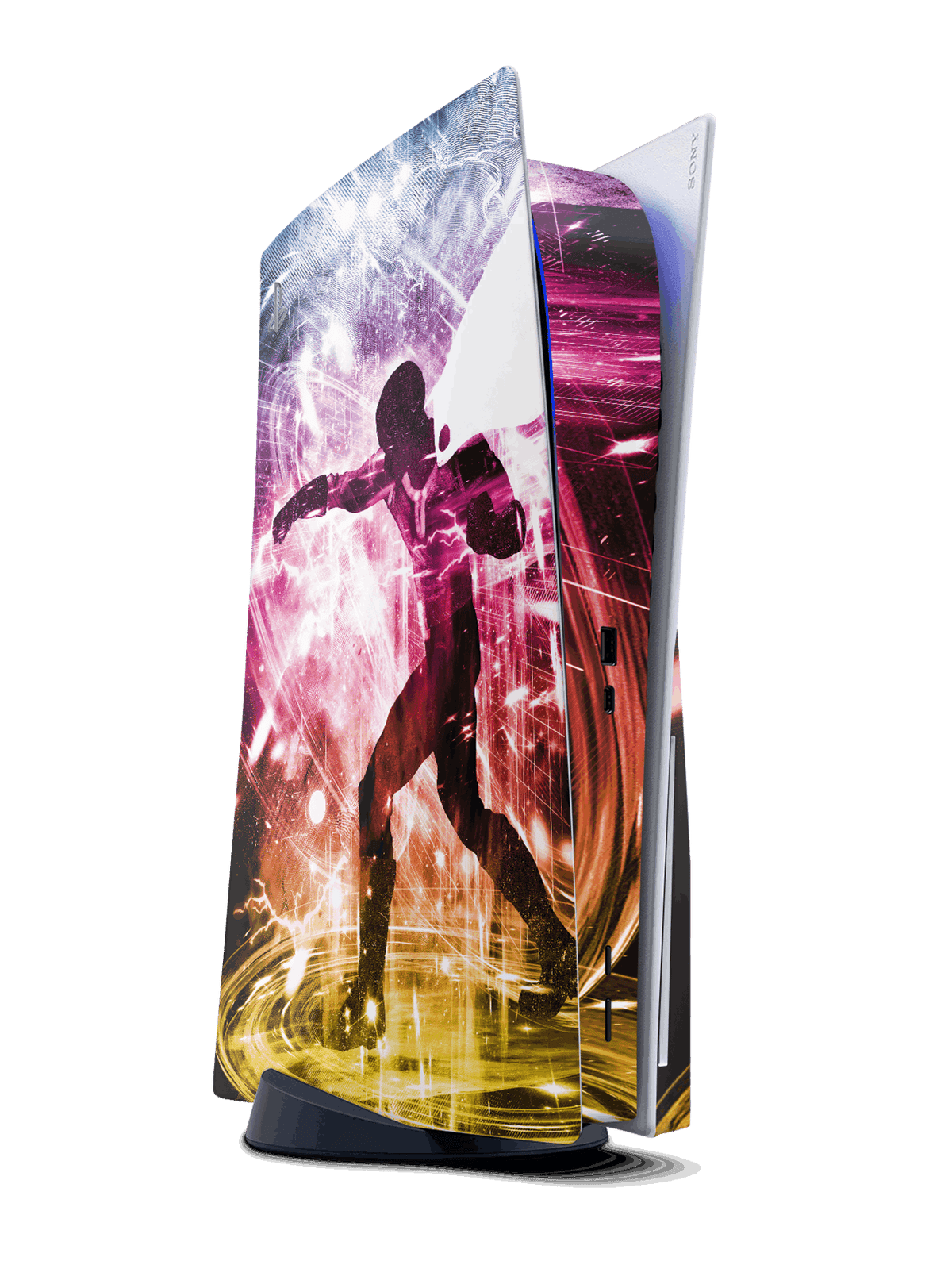 ps5 disc digital anime one punch man console skin wrap