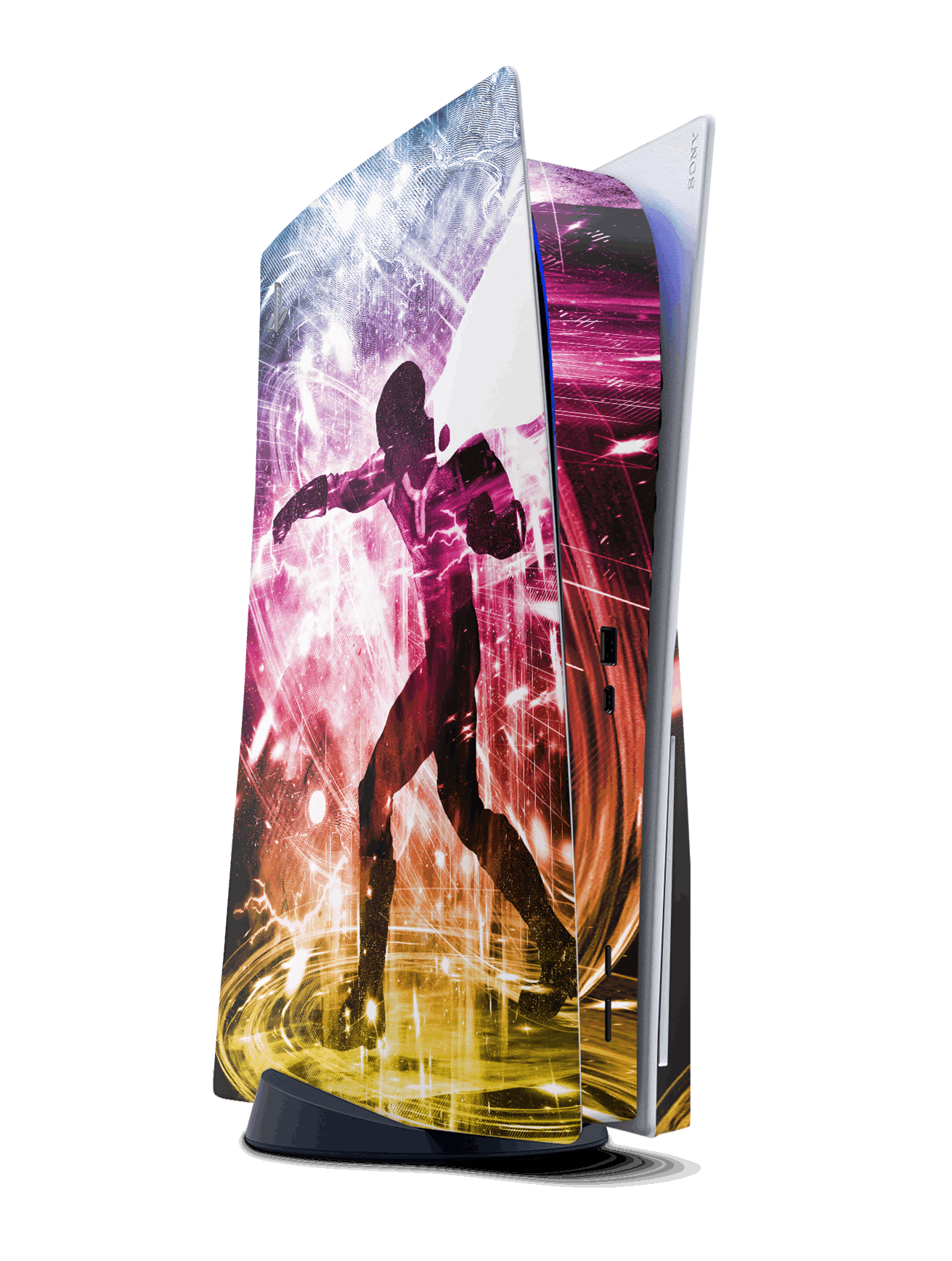 ps5 disc digital anime one punch man console skin wrap