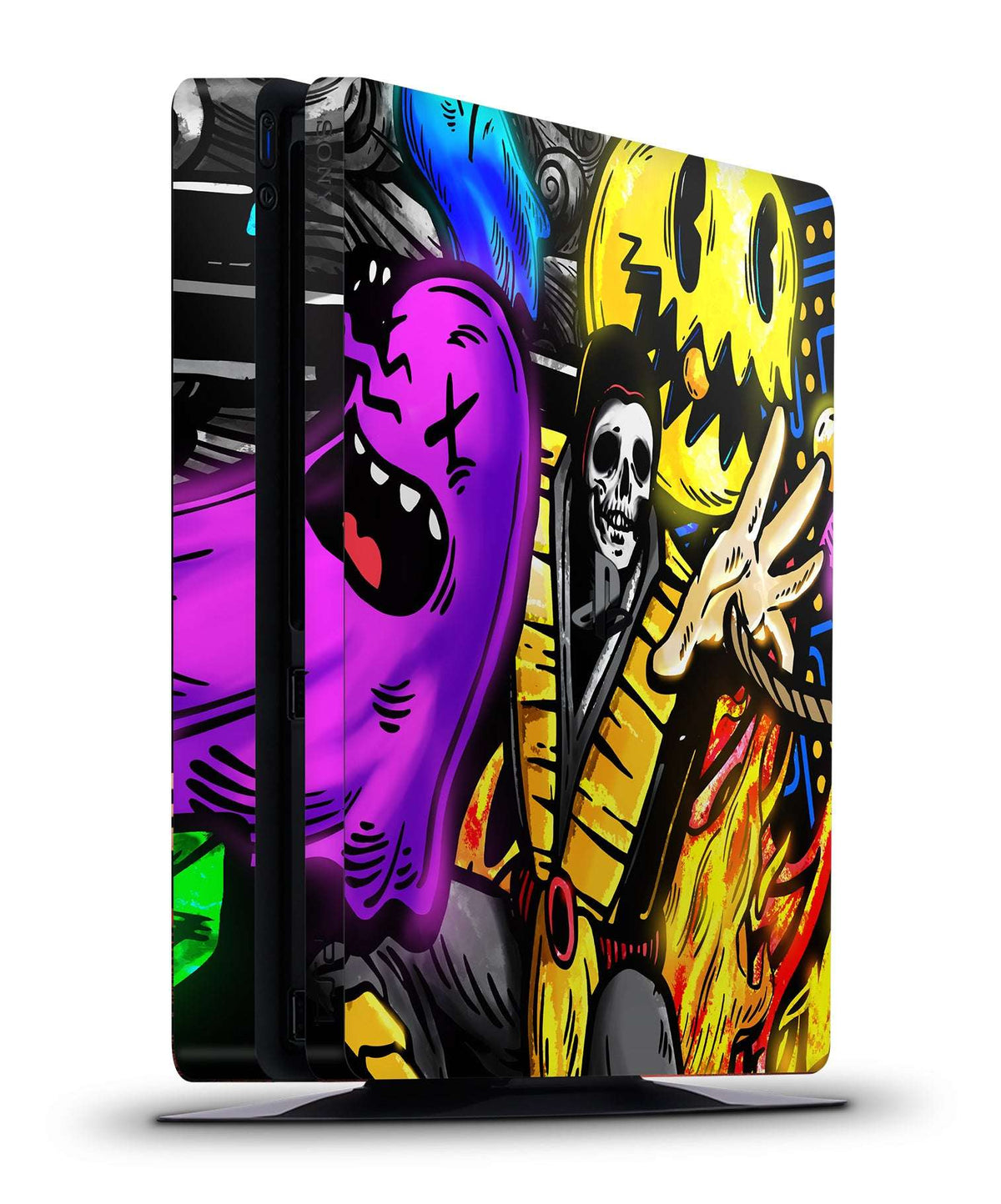 scorpion mortal kombat ps4 slim console skin vinyl wrap
