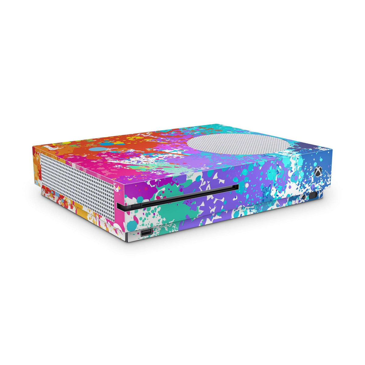 xbox one s paint splatter skin wrap