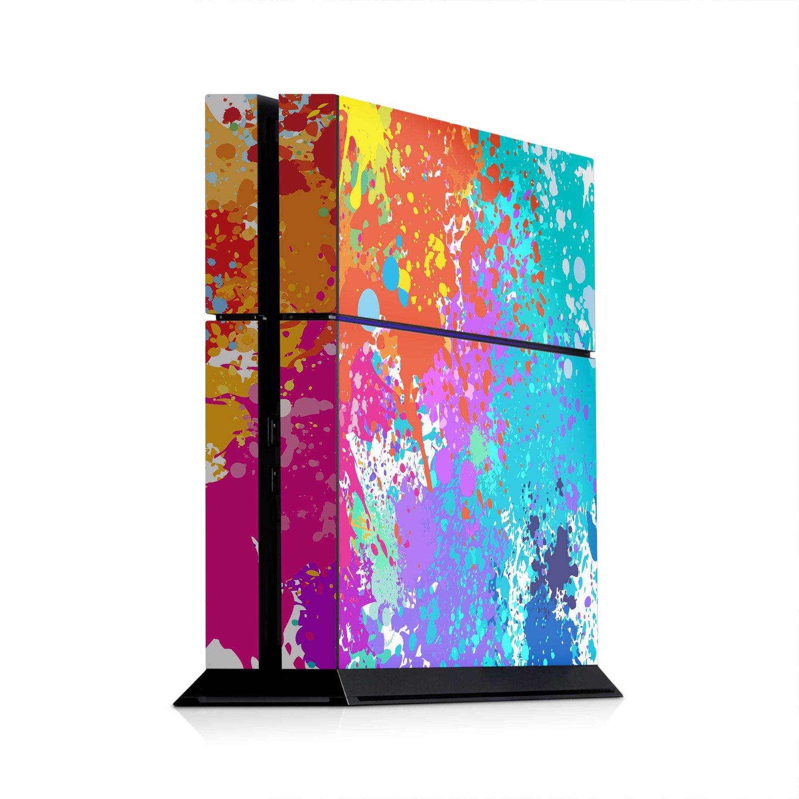 paint splatter ps4 console skin vinyl wrap