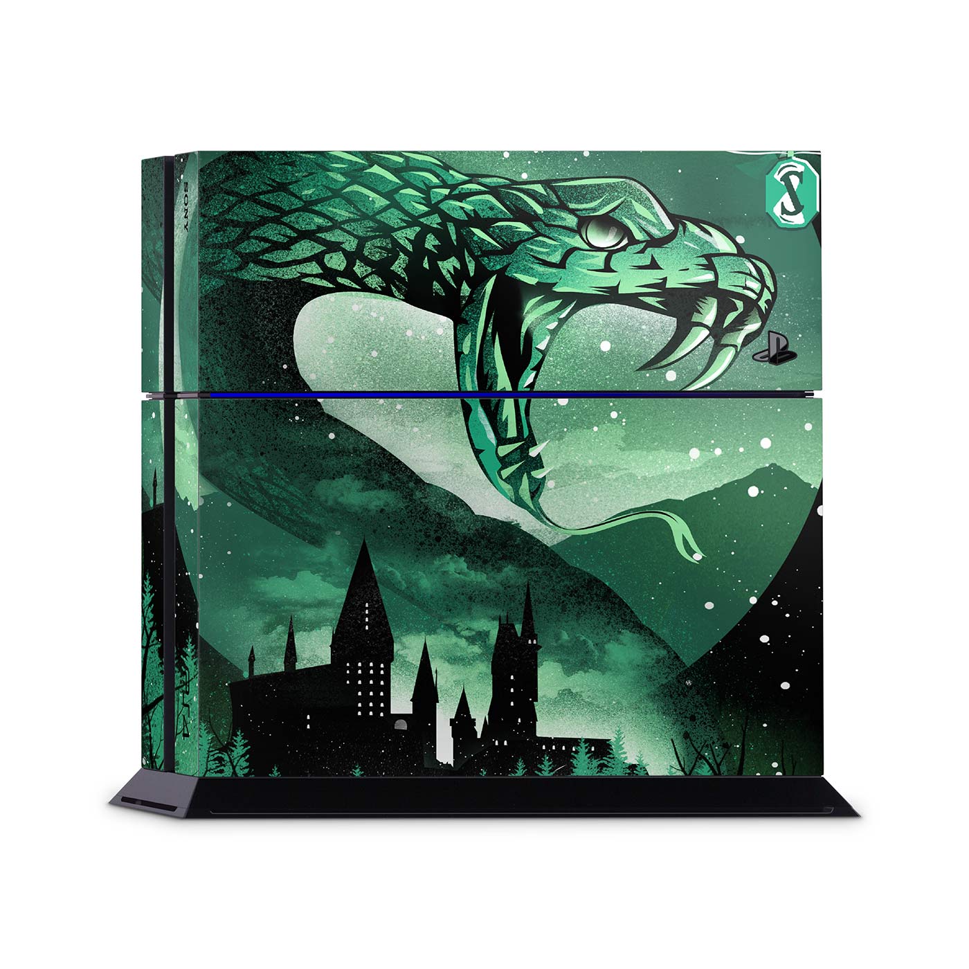 ps4 skin slytherin snake reptile green