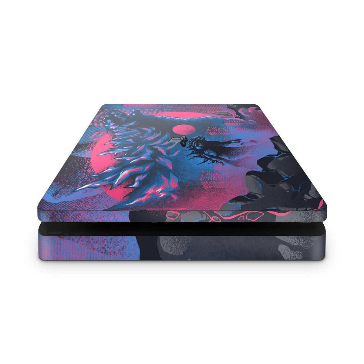 ps4 slim vinyl console skin movies godzilla