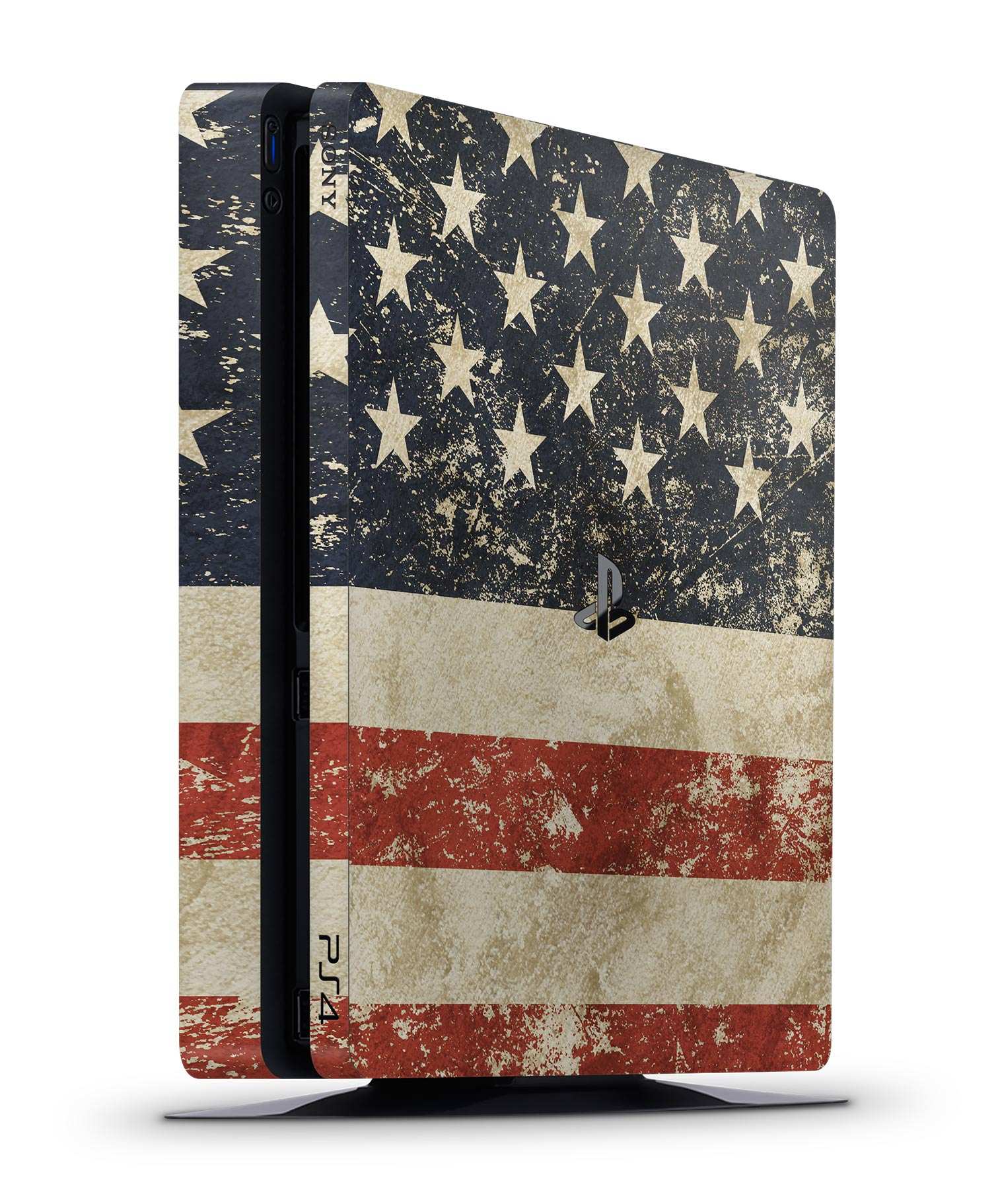 american flag ps4 slim console skin vinyl wrap
