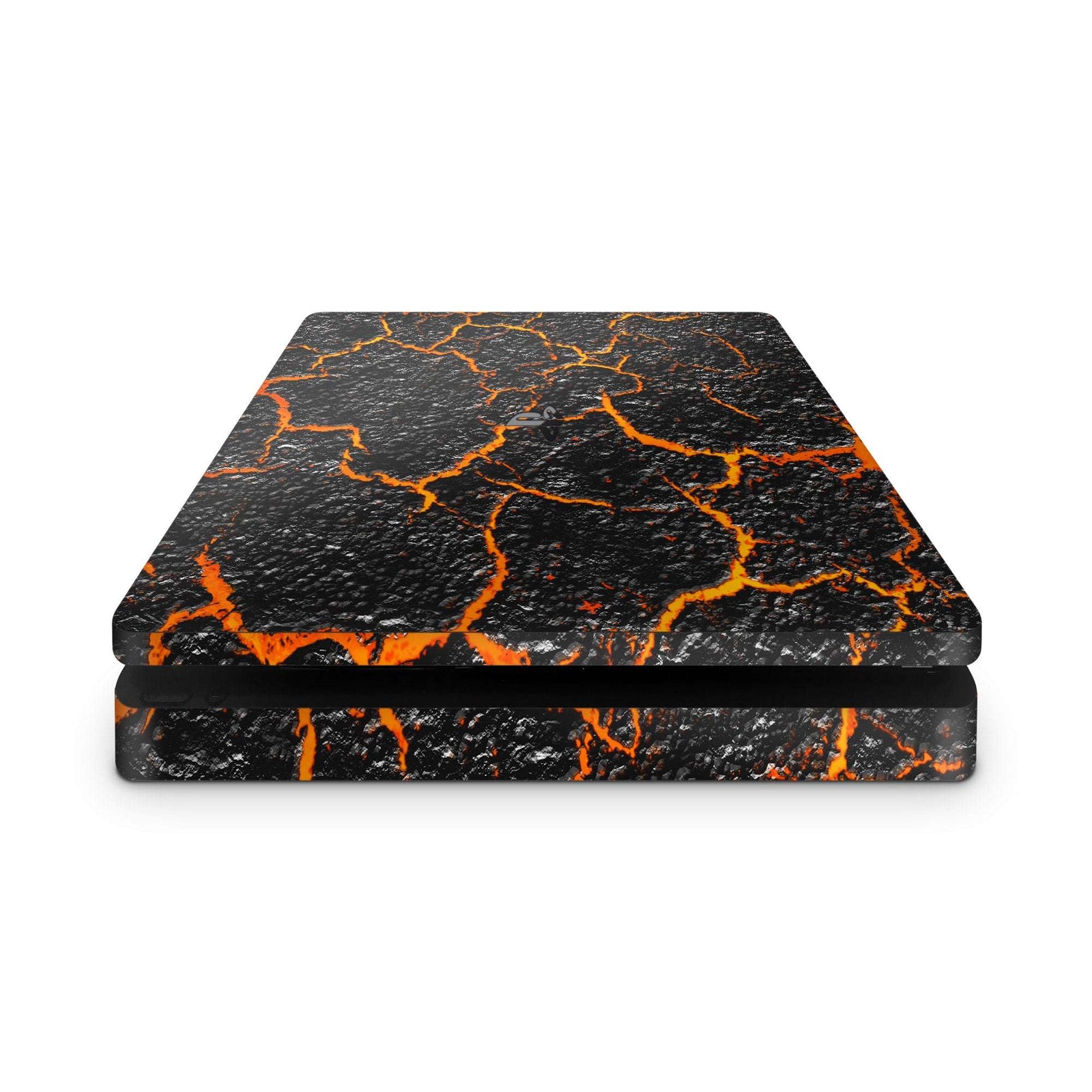 ps4 slim lava console skin vinyl wrap