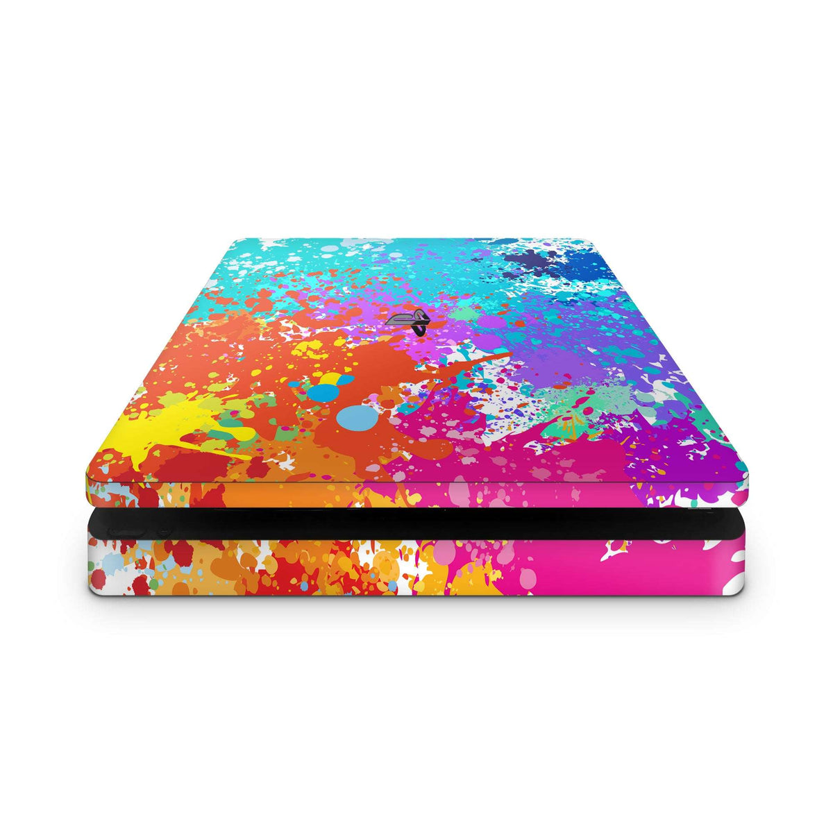 paint splatter ps4 slim console skin vinyl wrap