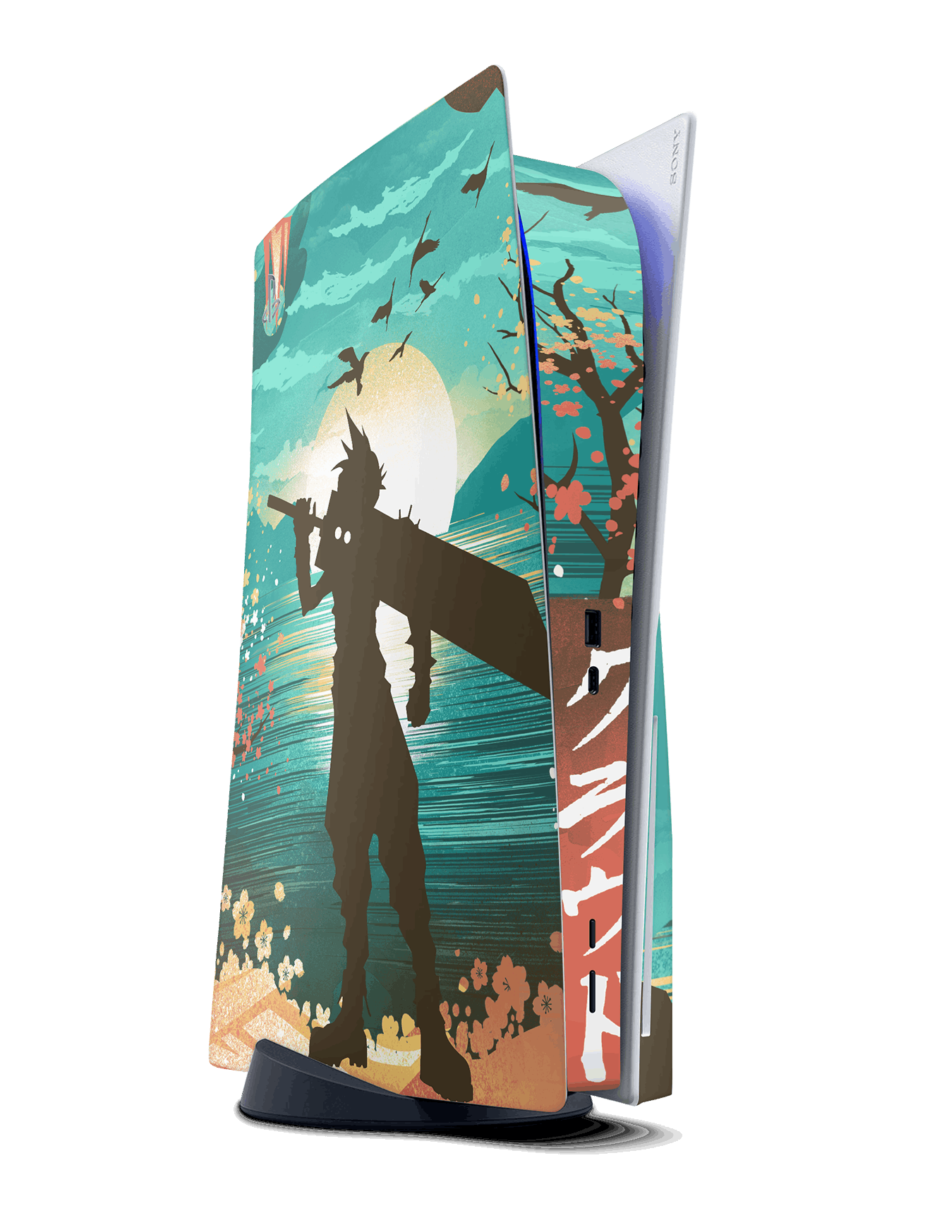 cloud-final-fantasy-skin-ps5-disc-digital