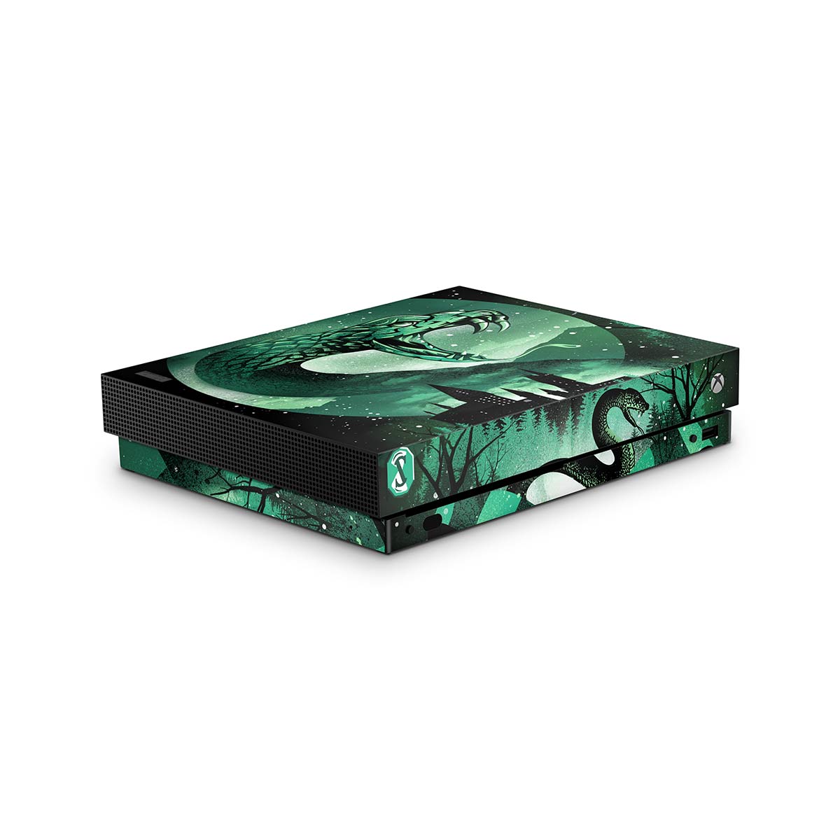 Slytherin - Xbox One X Console Skin