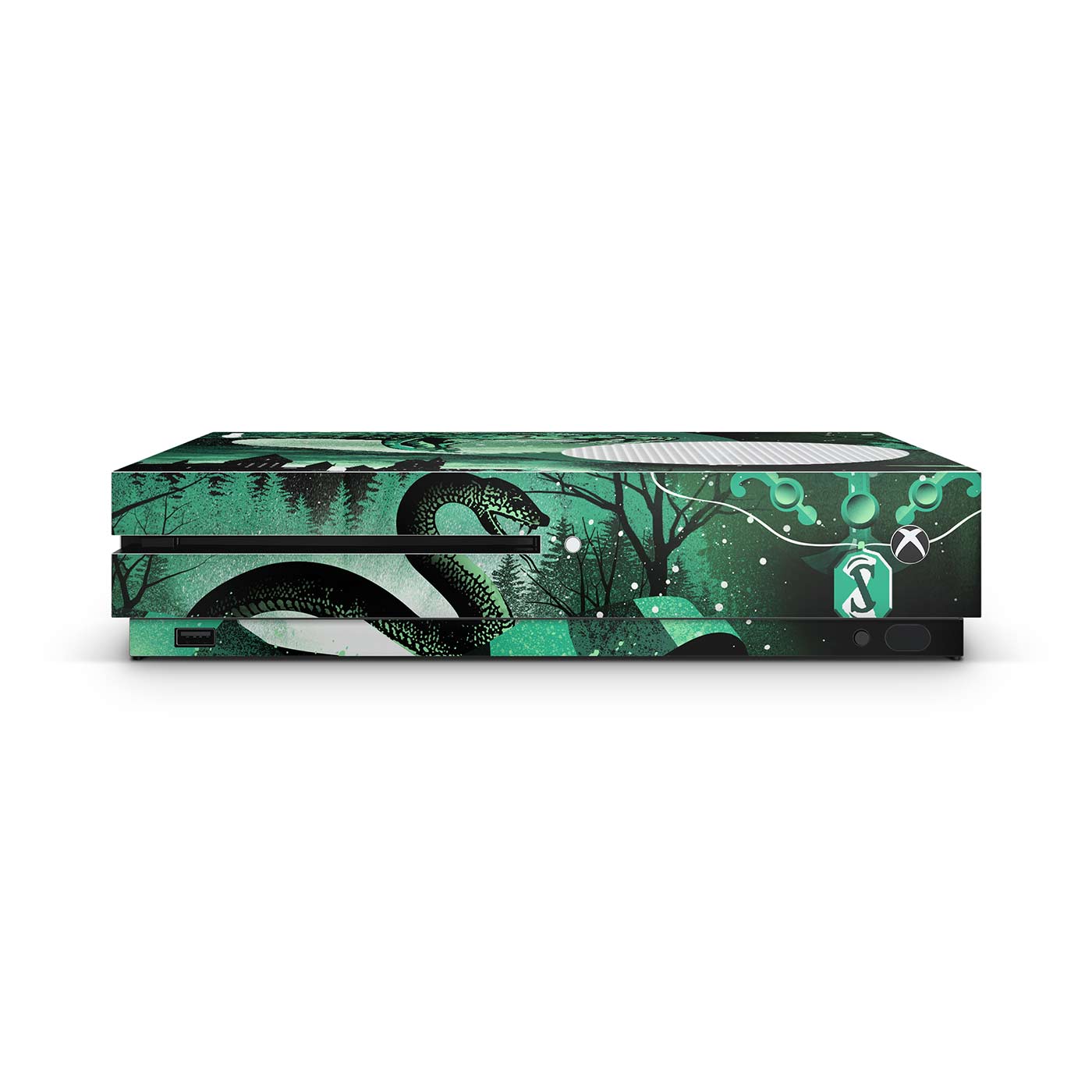 reptile slytherin snake skin xbox one s cover wrap