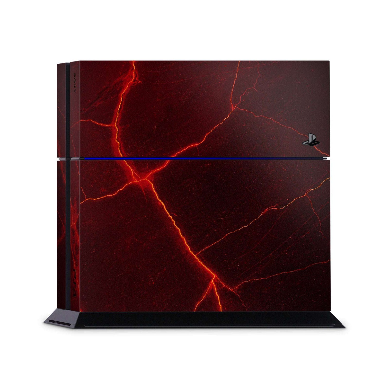 sony-playstation4-console-skin-lava-themed