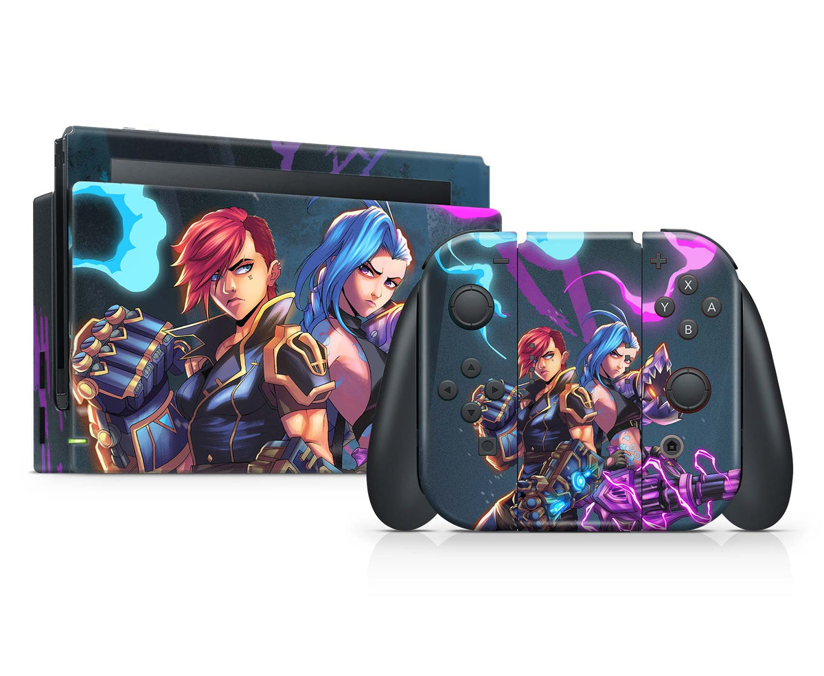 original art skins for nintendo switch joycons dock charger