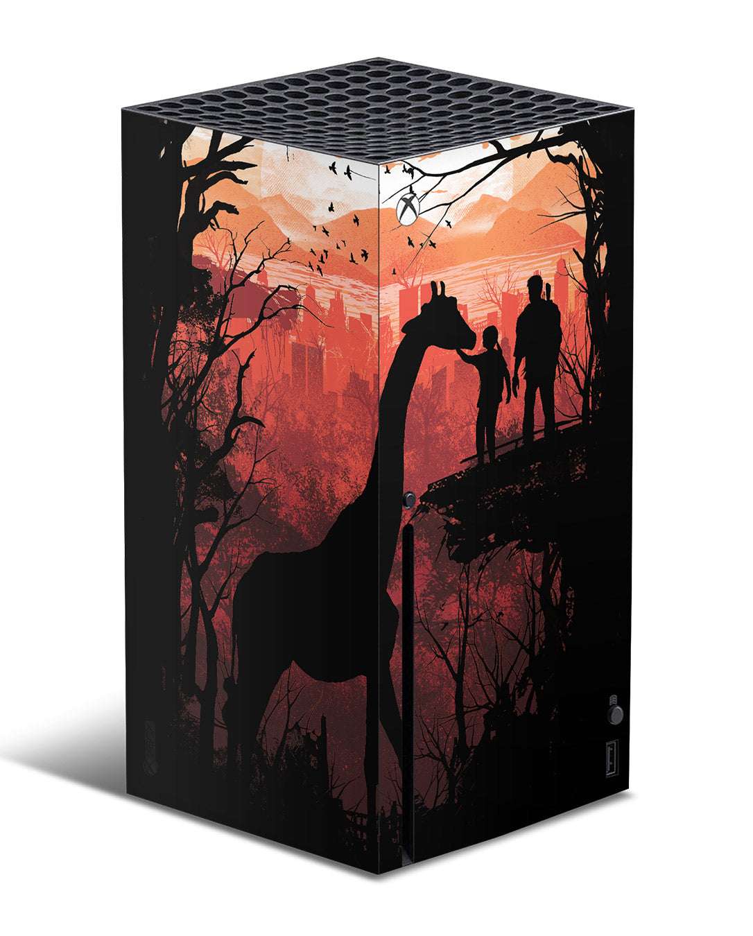 the last of us xbox series x console skin sticker