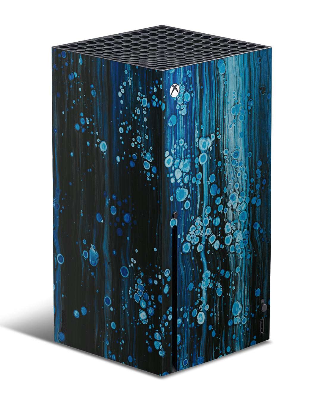 water rain xbox series x console wrap vinyl skin stickers decals