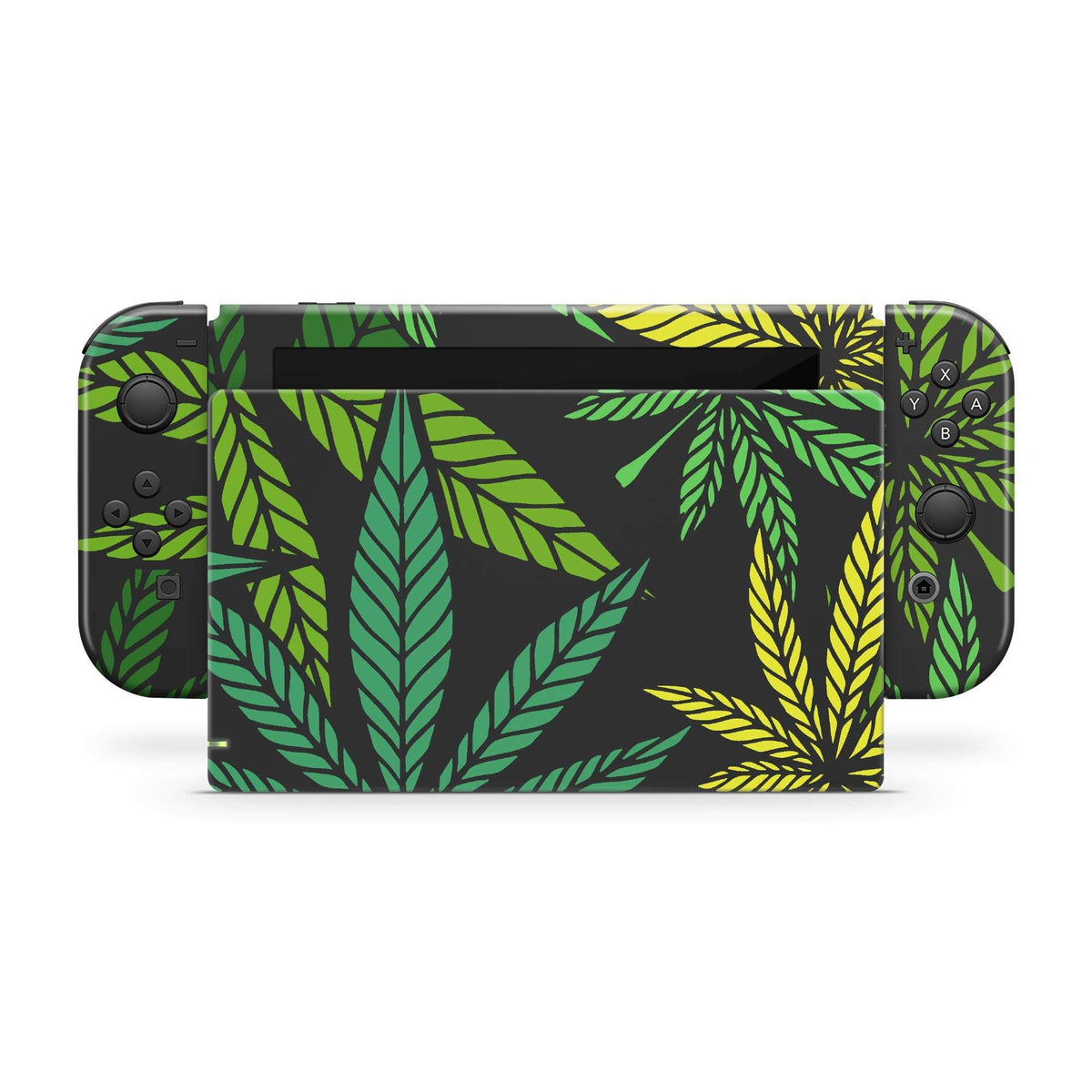 nintendo switch joycons weed skin