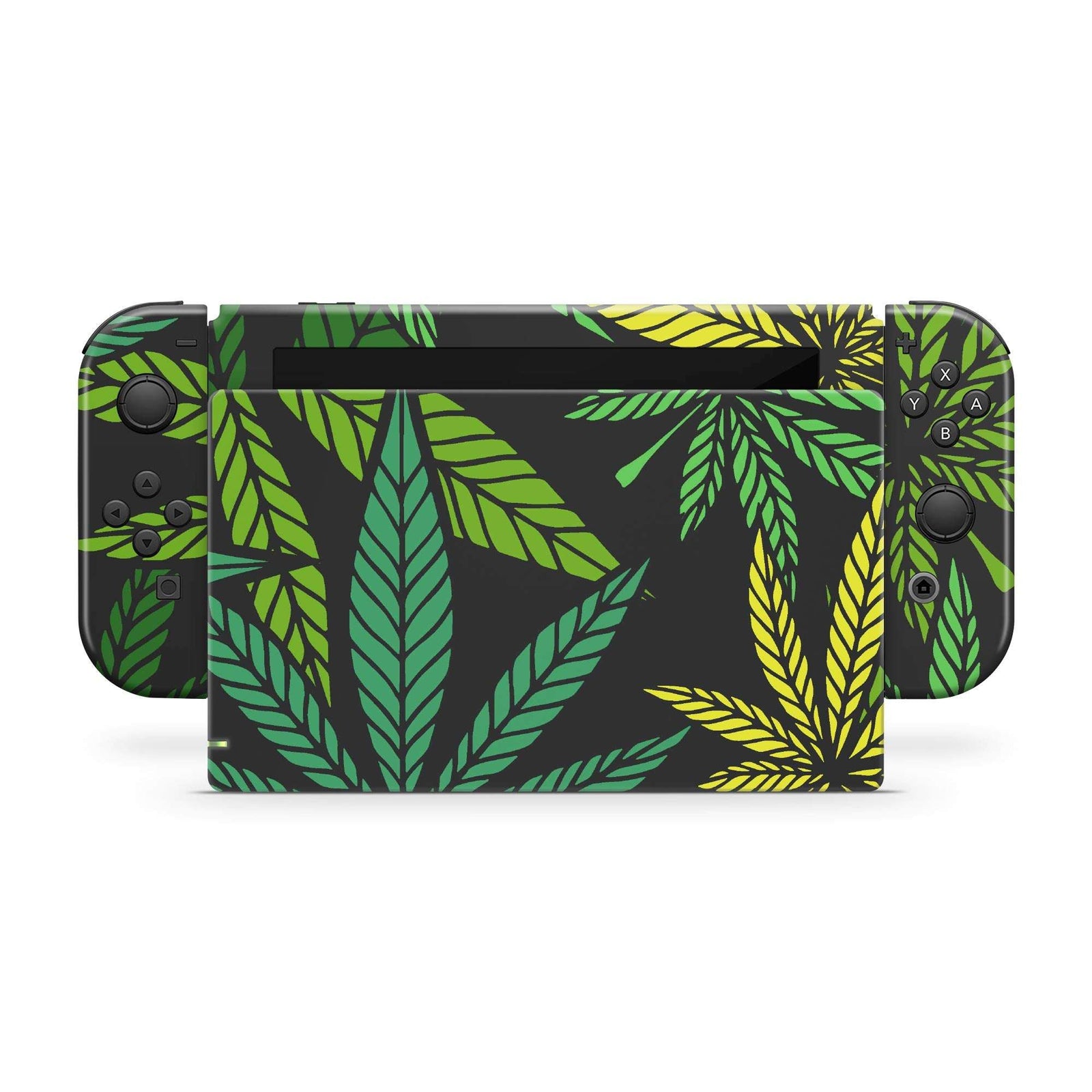 nintendo switch joycons weed skin