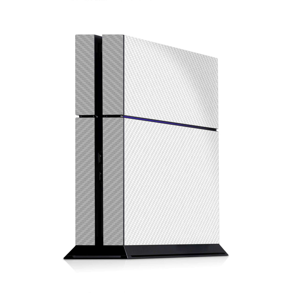 White Carbon Fiber - PS4 Console Skin