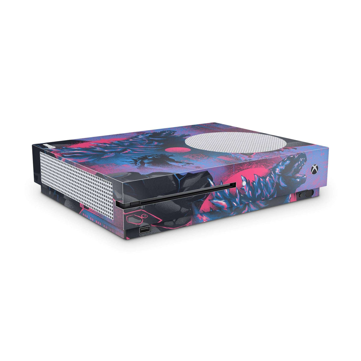 godzilla xbox one s console wrap vinyl skin sticker decal