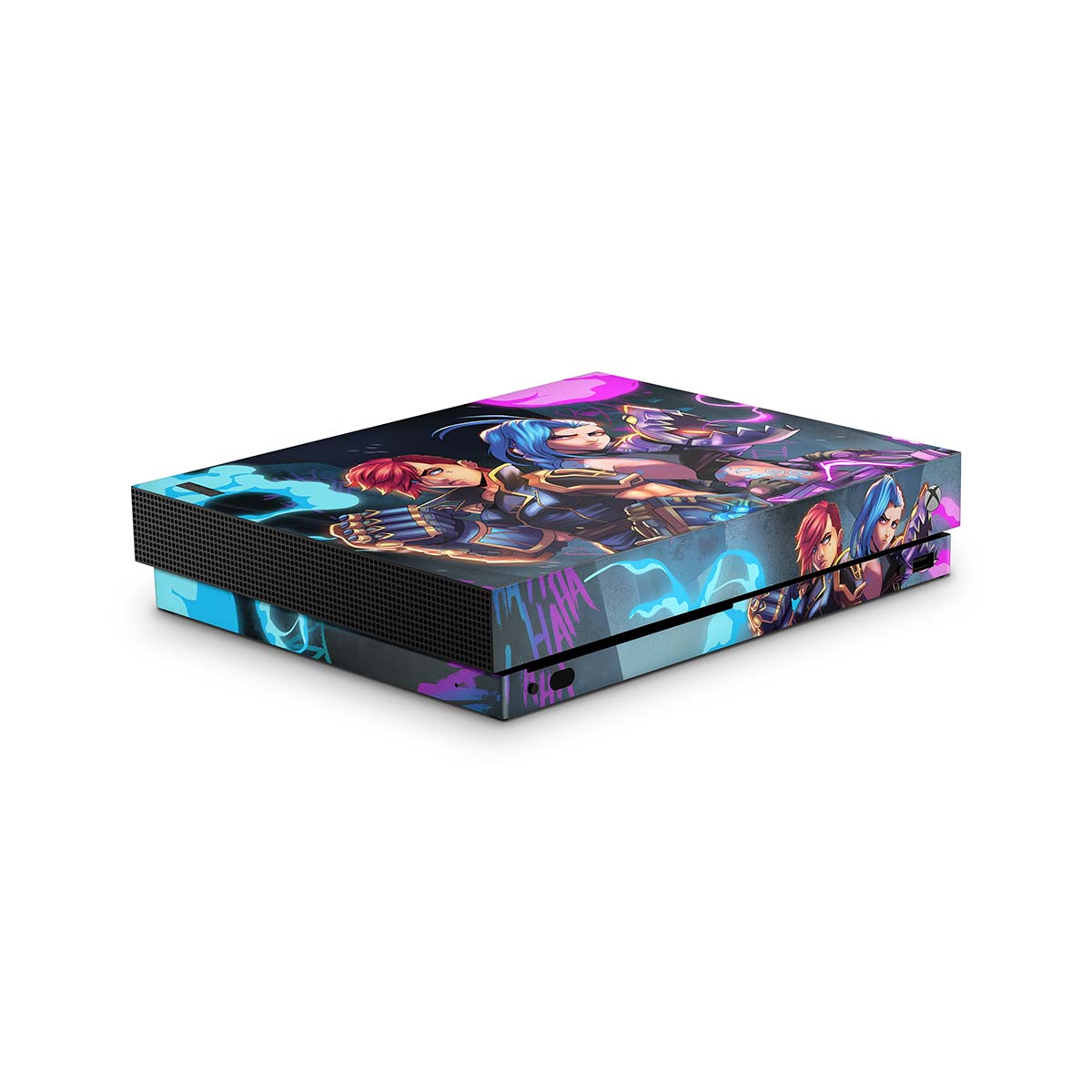xbox one x console skins covers wraps stickers decals graffiti jinx vi