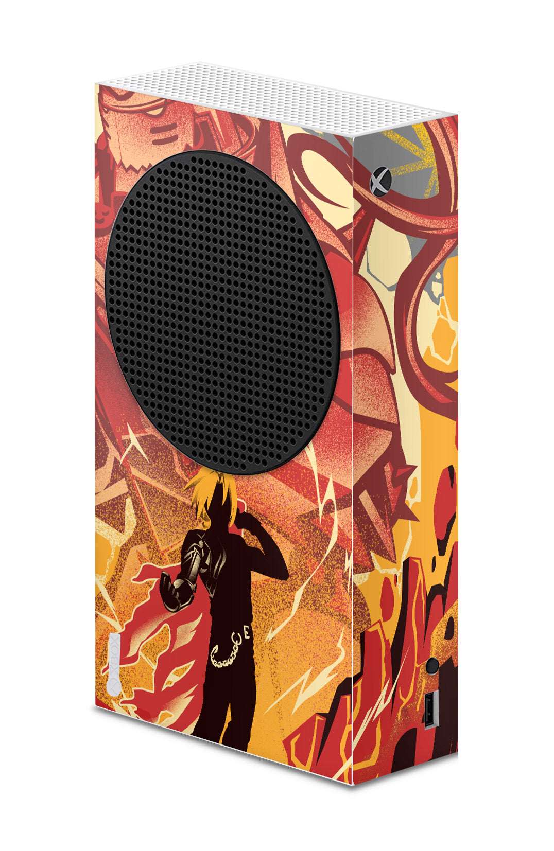 xbox series s fullmetal alchemist anime skin console wrap