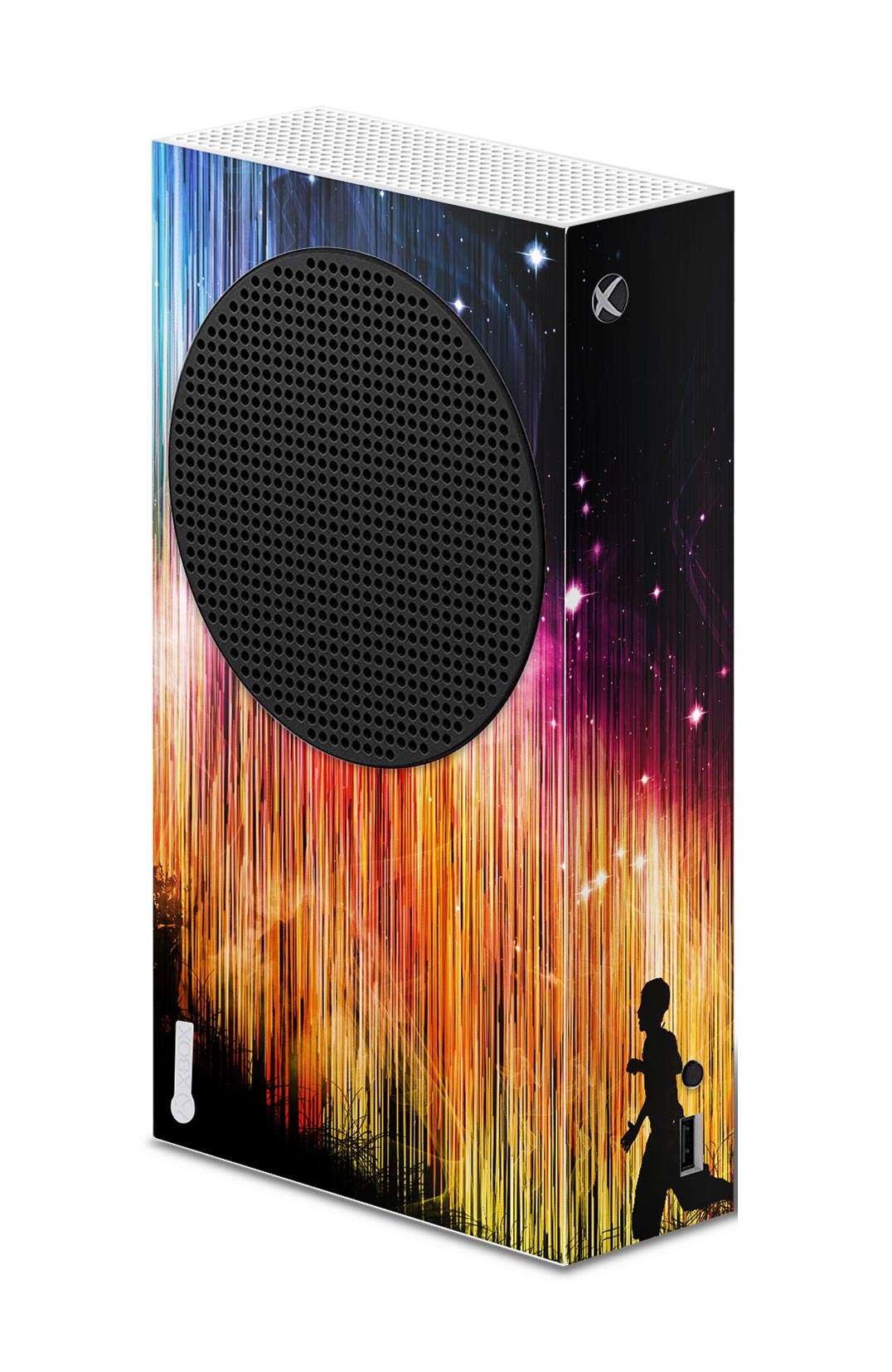 stars space galaxy xbox series s console skin wrap