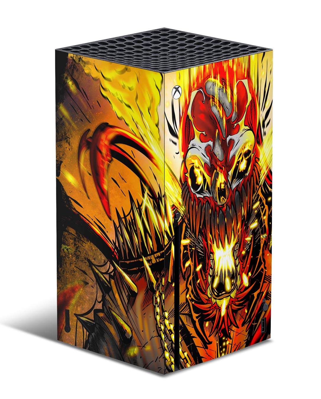 Fusion: Ghostrider x Carnage - Xbox Series X Console Skin