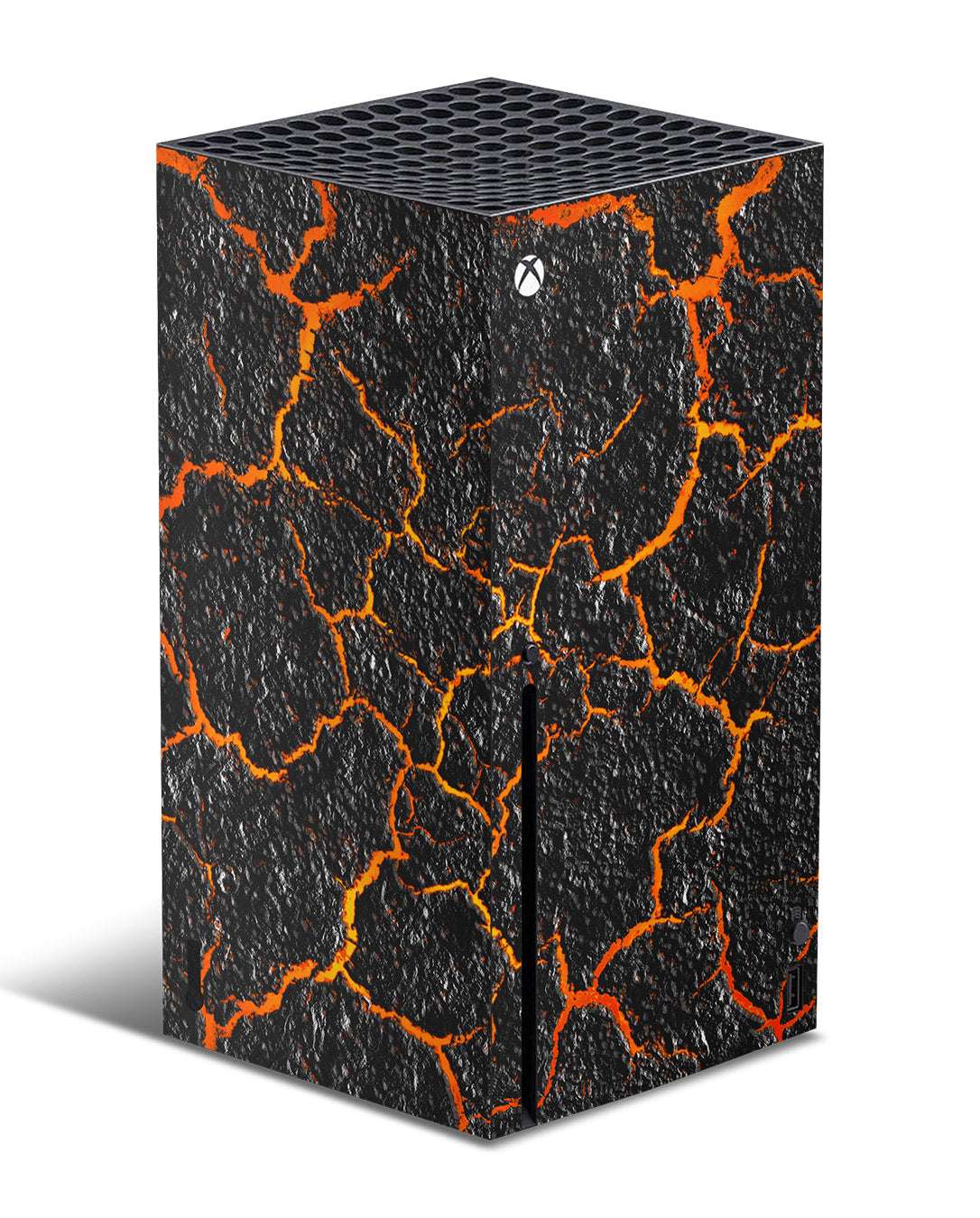 xbox-series-x-vinyl-console-skin-wrap-sticker-lava-magma