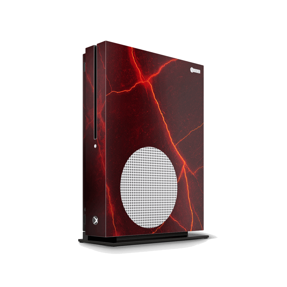 lava cracked earth xbox one s console skin vinyl wrap sticker