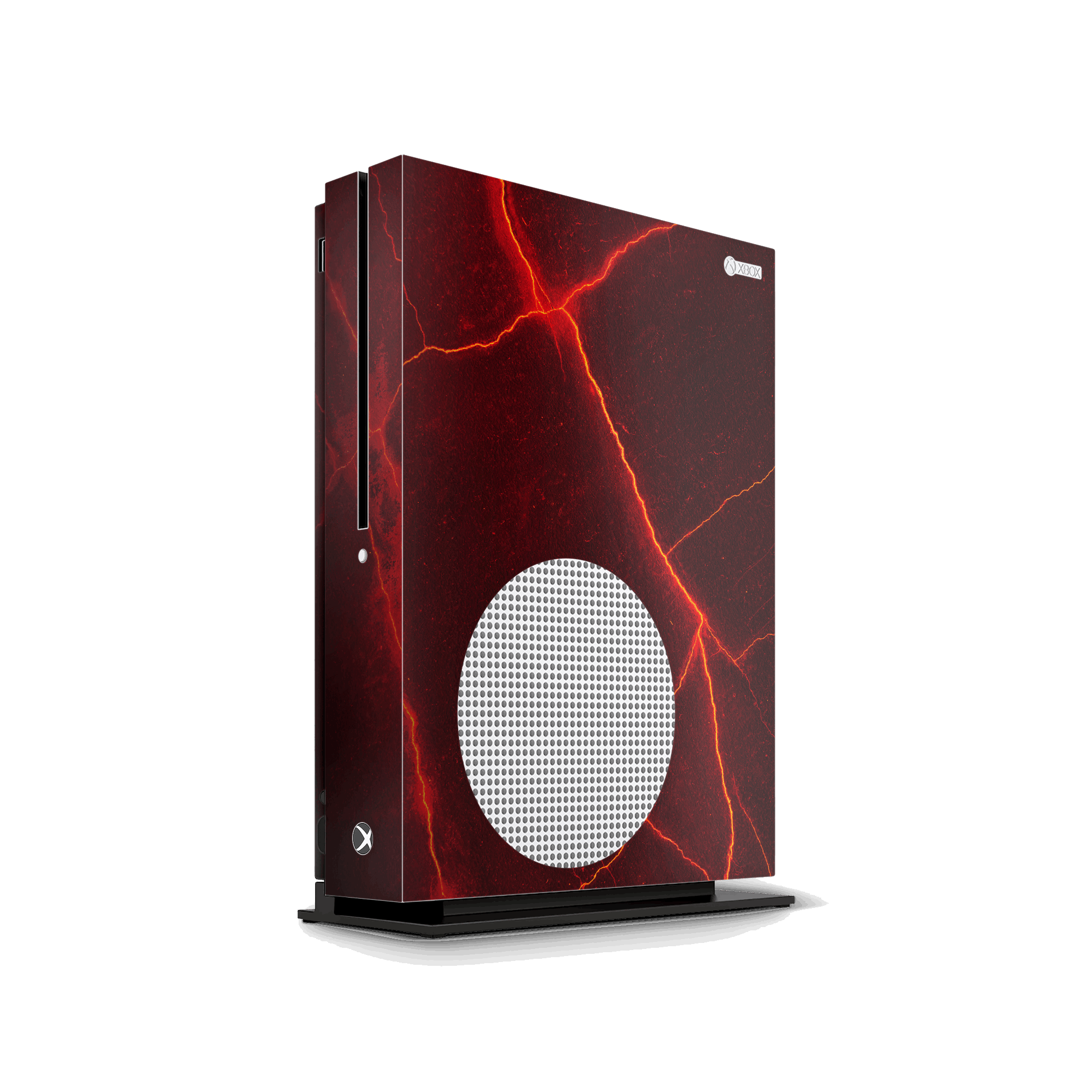 lava cracked earth xbox one s console skin vinyl wrap sticker