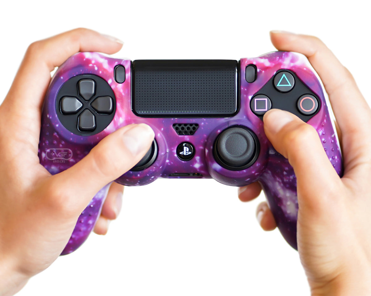 galaxy space ps4 silicone controller case cover skin