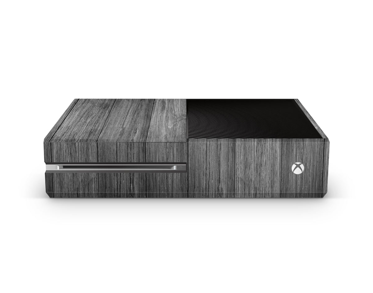 Gray-Wood-xbox-one-console-skin-sticker