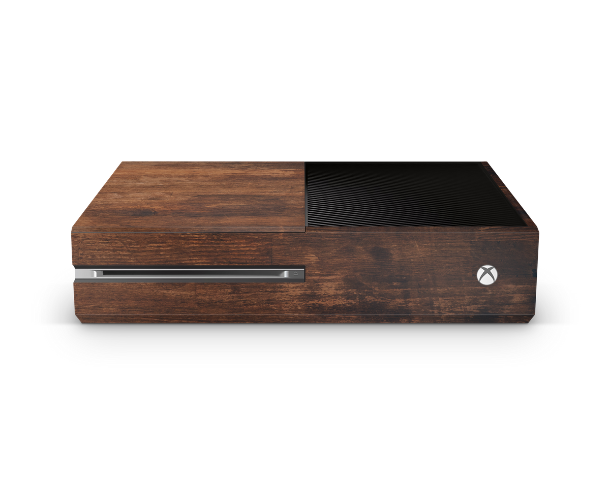 Grunge-Wood-xbox-one-console-skin
